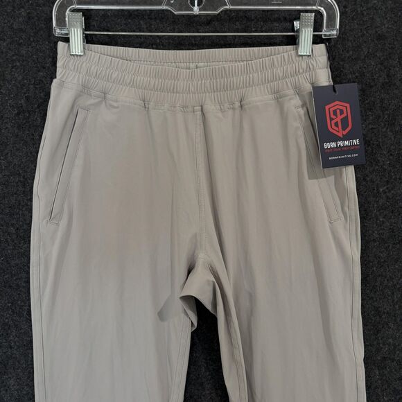 Born Primitive Jogger Pants Womens Medium Paloma Grey Performance Stretch Casual - Picture 2 of 14